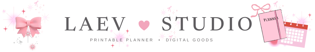 LAEV STUDIO — Printable Planner · Digital Goods